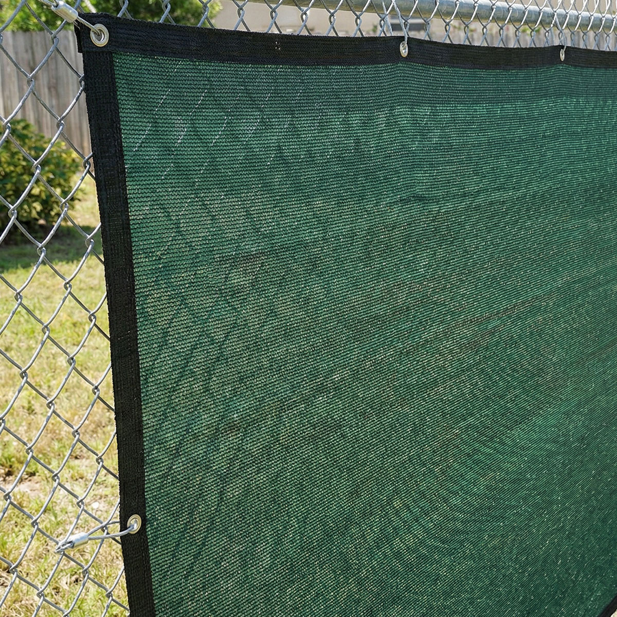 Açılır Kapanır Gölgelik File – 75lik – Yeşil Renk – Şeritli Halkalı