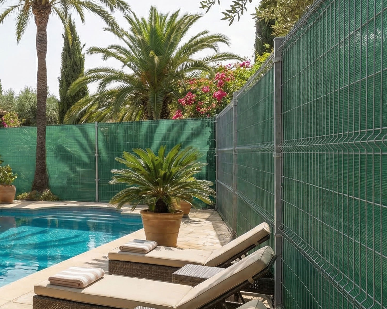 Tel Örgü Brandası – Yüzde 55lik Çit Filesi – Yeşil – Düz