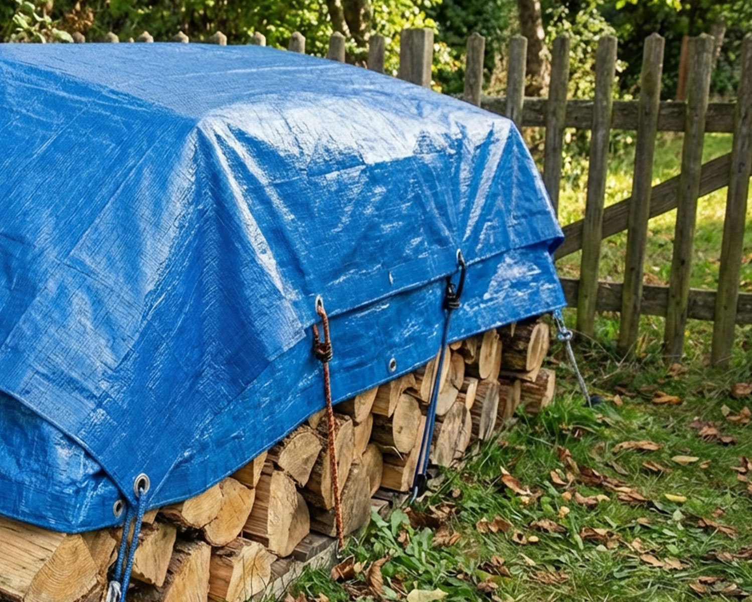 Mavi Branda 140 gr – Kenarları Halkalı – PVC Branda – Kar ve Su Geçirmez